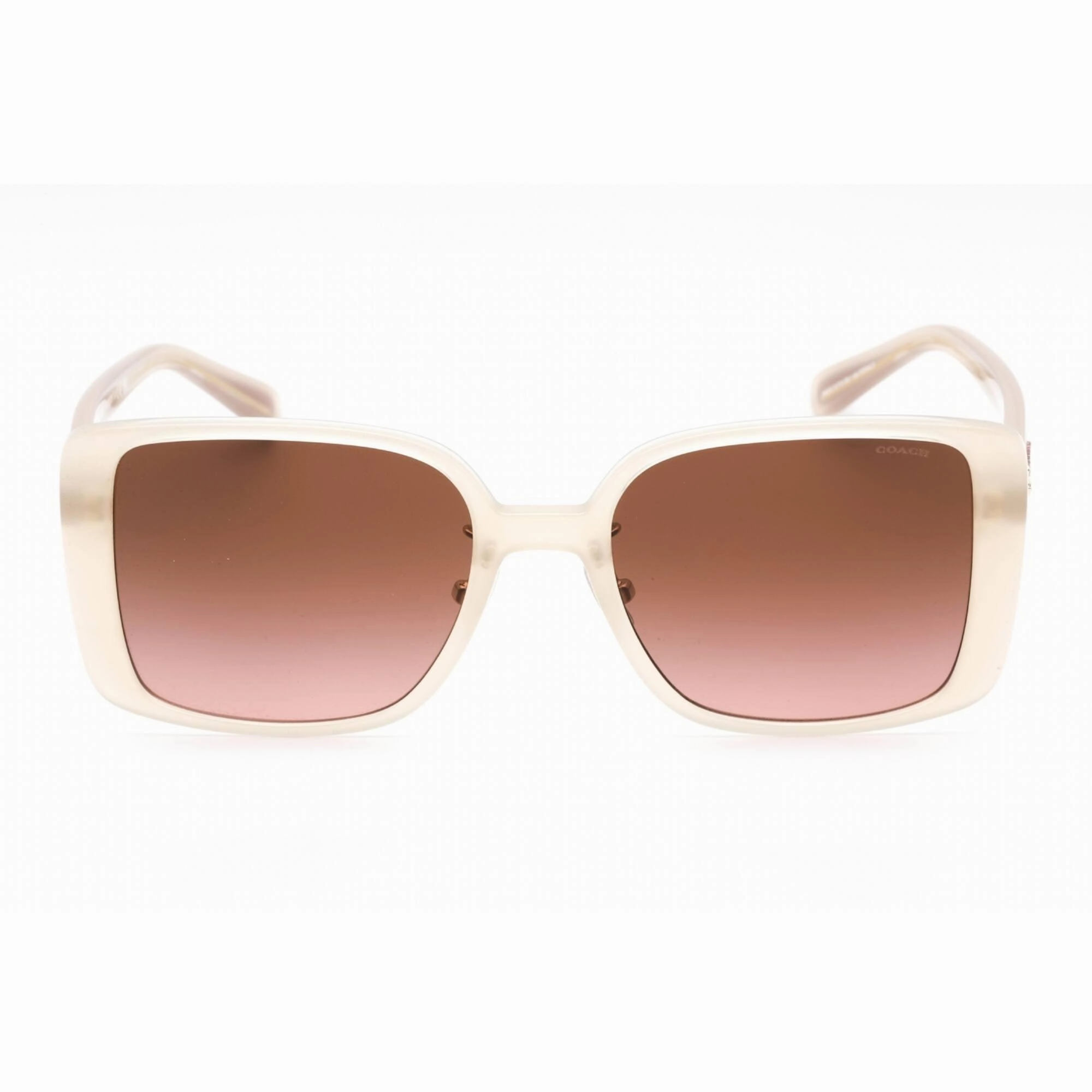 Coach Women's Sunglasses - Rectangular Brown Peach Gradient Lens | 0HC8375 57475M