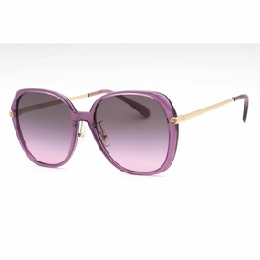Coach Women's Sunglasses - Transparent Purple Plastic Oversized | 0HC8403D 582590