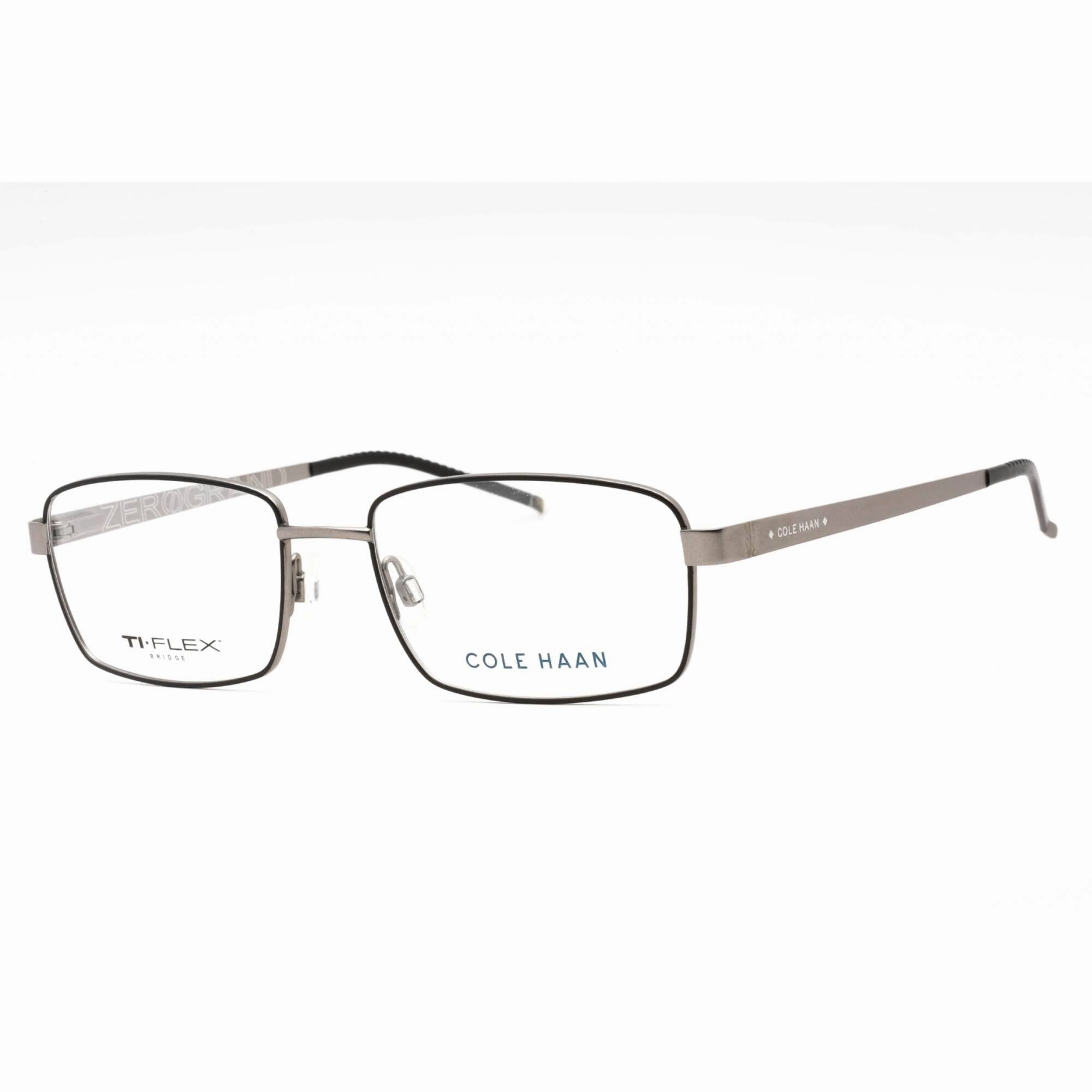 Cole Haan Men's Eyeglasses - Black Metal Full Rim Rectangular Shape Frame | CH4013 001