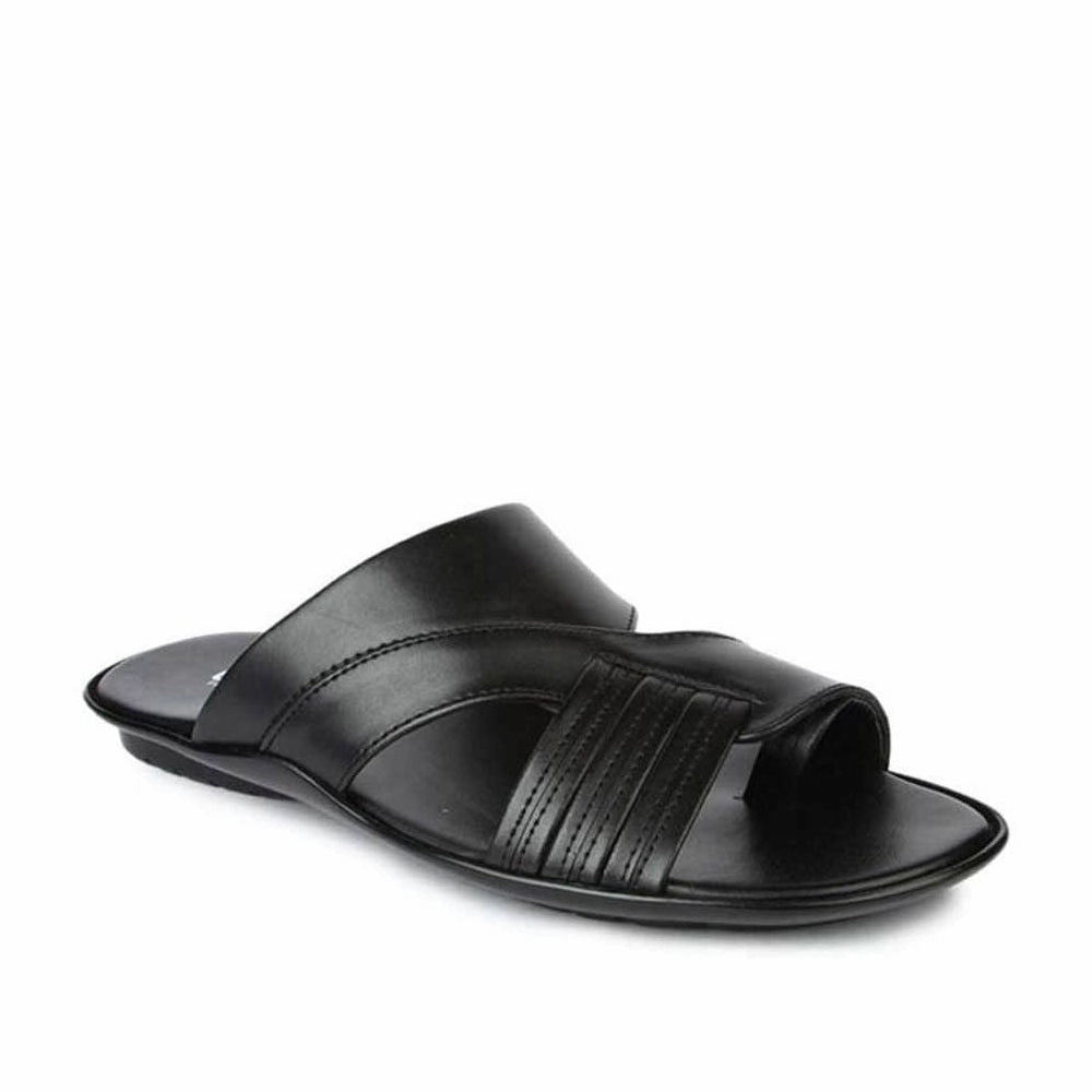 Coolers Black Casual Slipper For Men COOL99-81 By Liberty