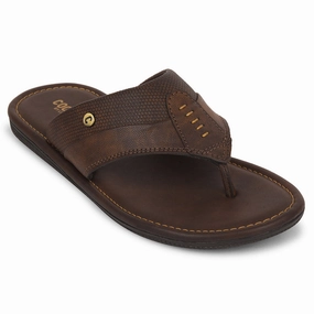 Coolers Brown Casual Slipper For Men AOL-13 By Liberty