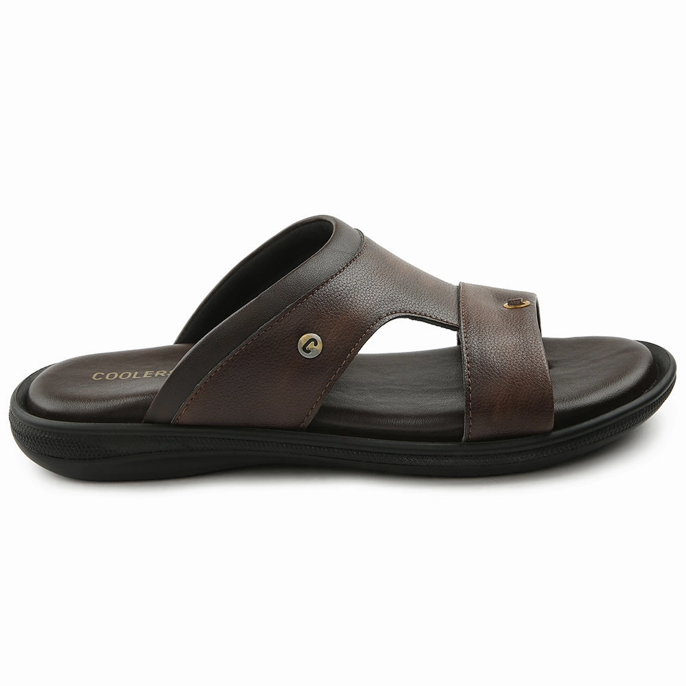 Coolers Brown Casual Slipper For Men VCL-24 By Liberty