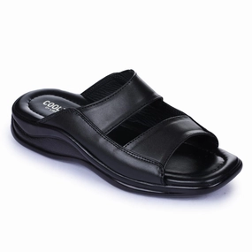 Coolers Casual Black Slippers For Men 2013-10 By Liberty