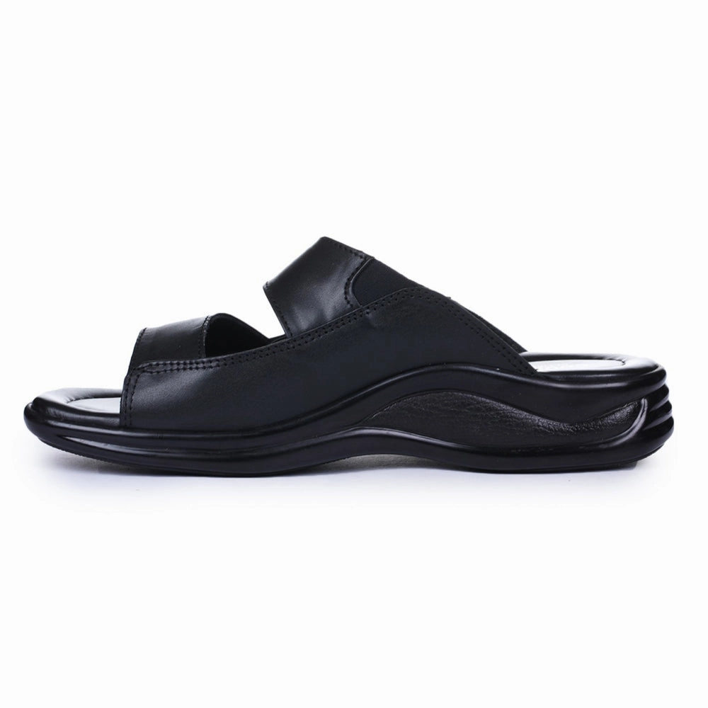 Coolers Casual Black Slippers For Men 2013-10 By Liberty