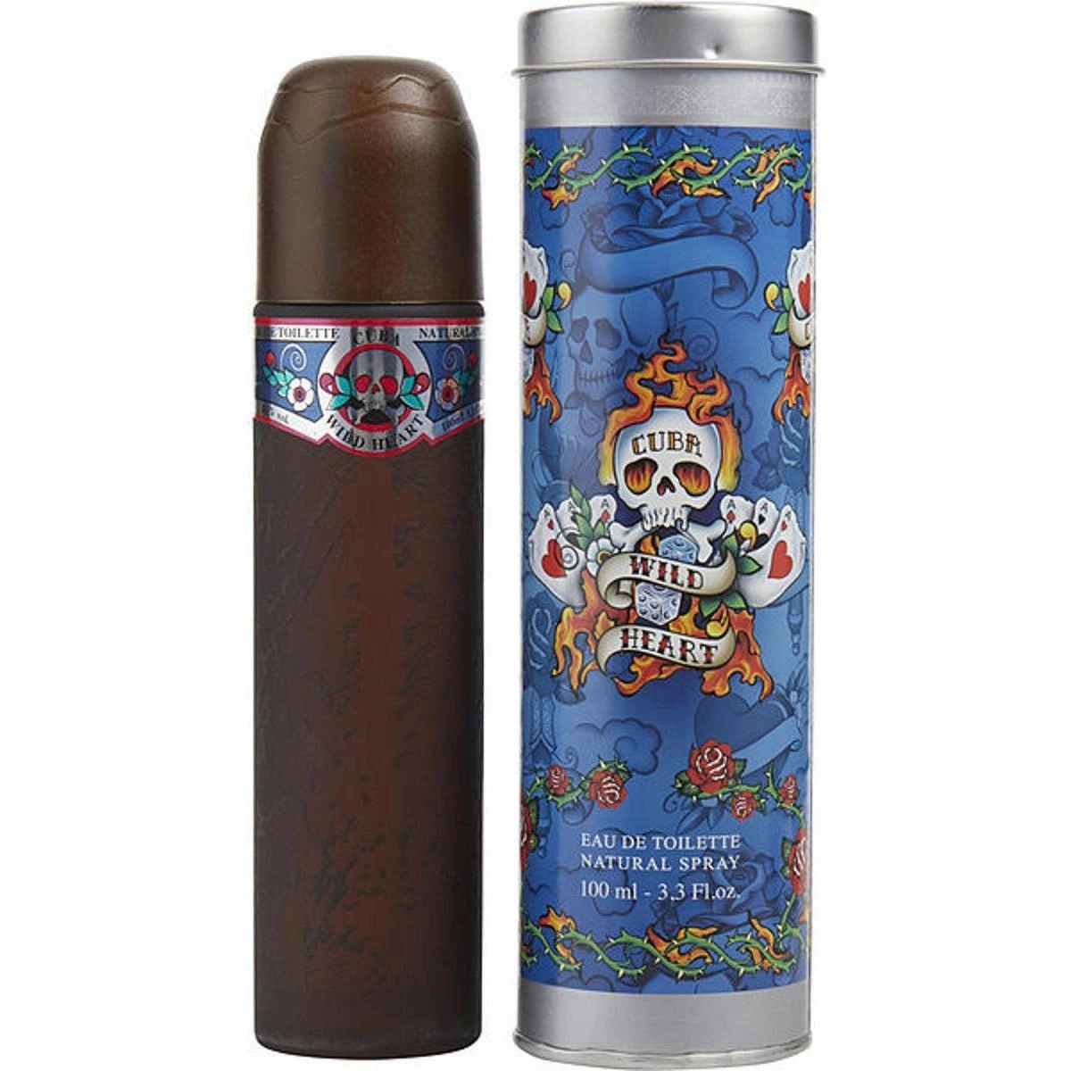 Cuba Wild Heart By Cuba cologne for men EDT 3.3 / 3.4 oz New in Box