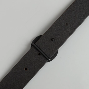 Eric MEN'S BLACK LEATHER BELT FOR MEN
