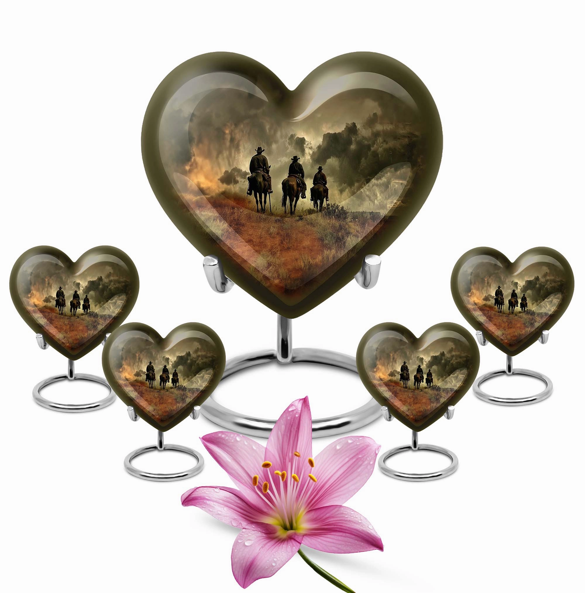 Eternal Solace Cowboy Urn Cremation Solution for Female Ashes