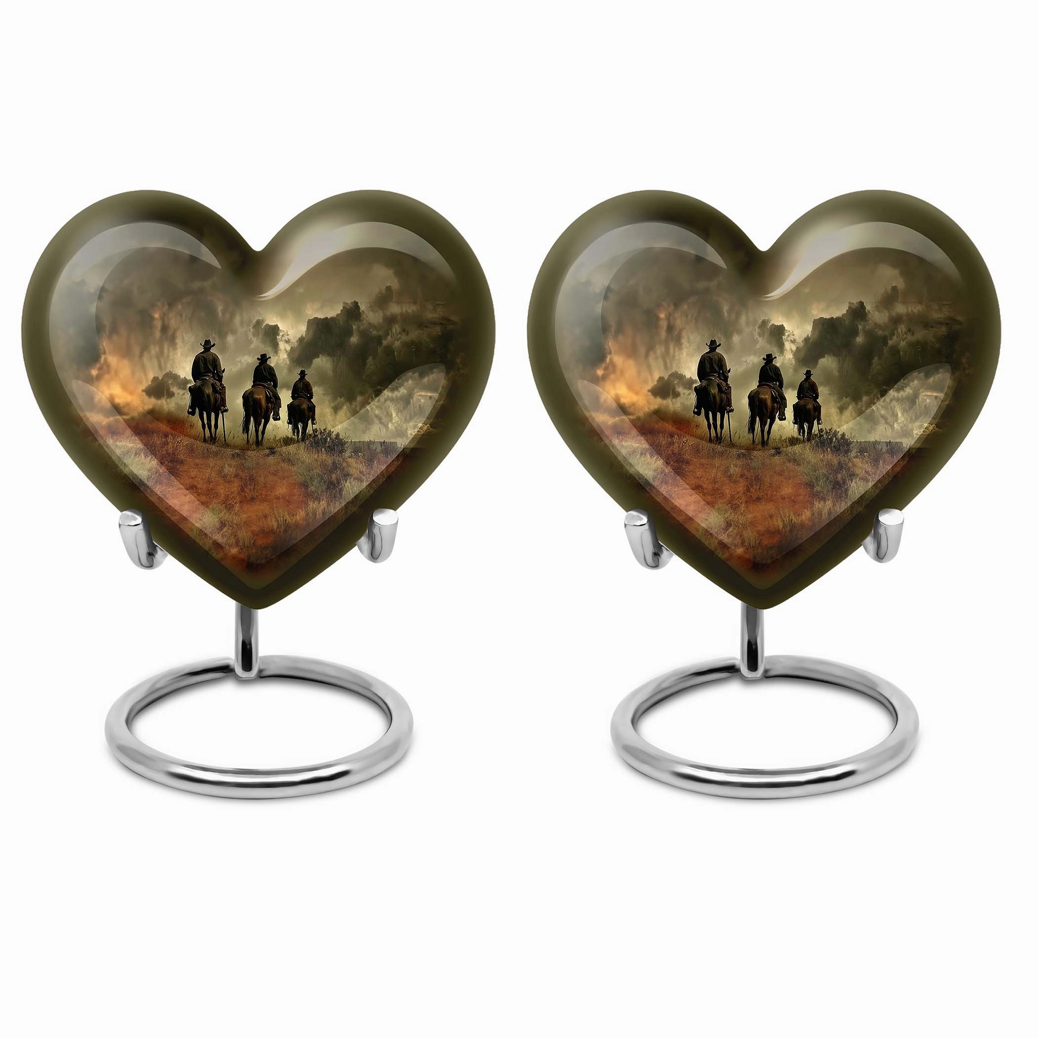 Eternal Solace Cowboy Urn Cremation Solution for Female Ashes