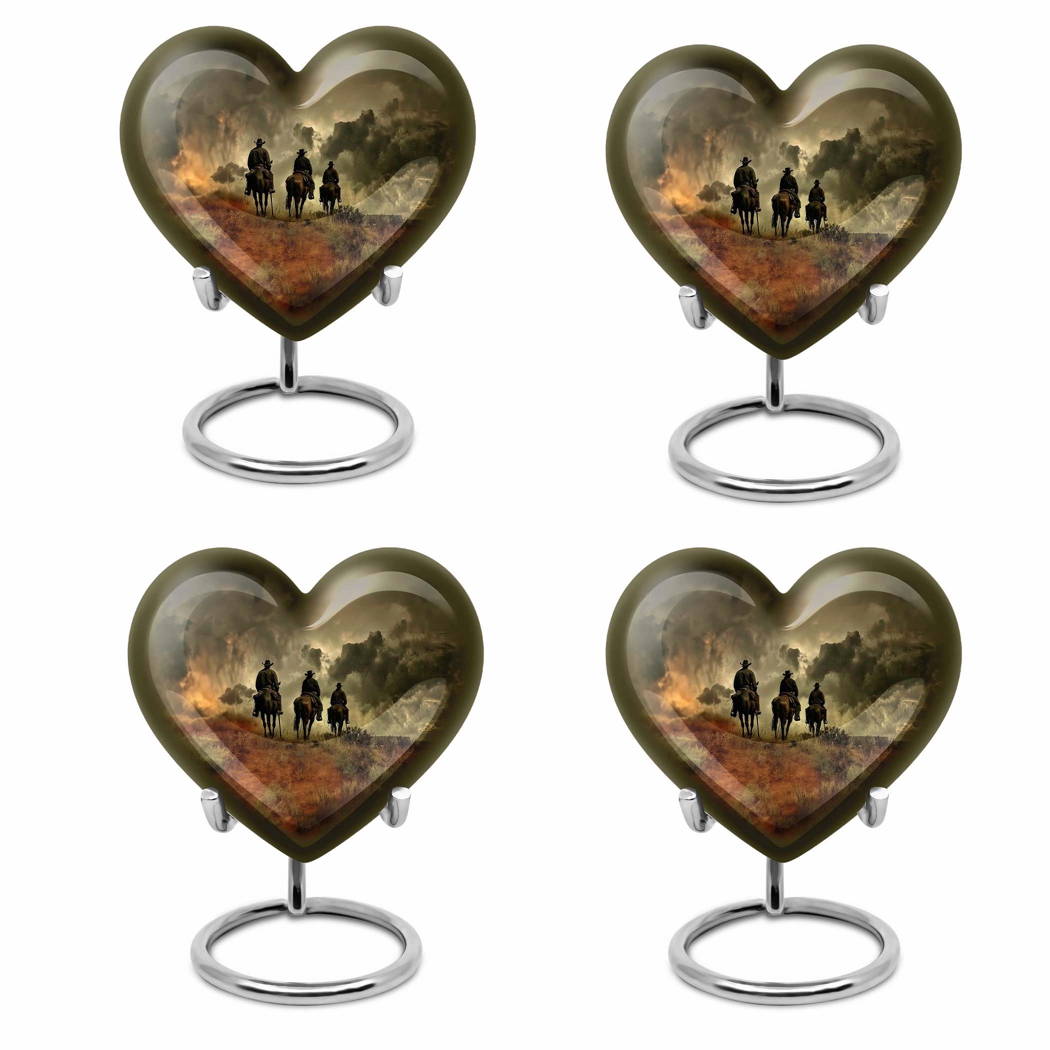 Eternal Solace Cowboy Urn Cremation Solution for Female Ashes