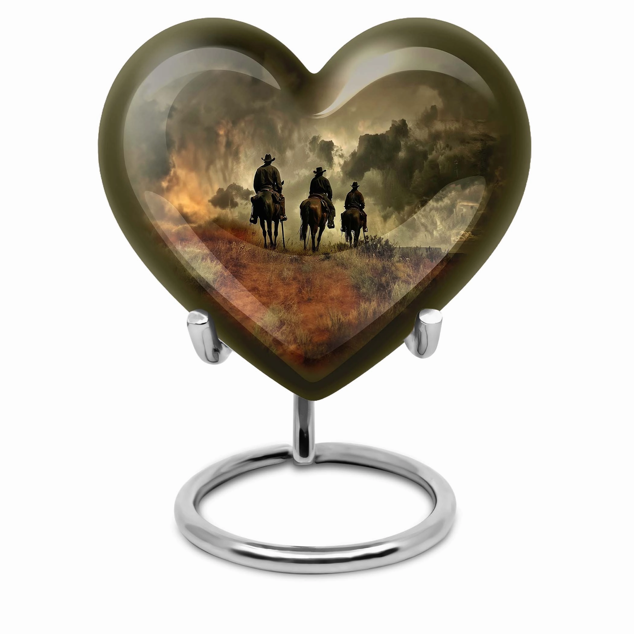 Eternal Solace Cowboy Urn Cremation Solution for Female Ashes