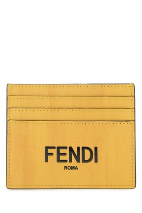 Fendi Logo Print Cardholder