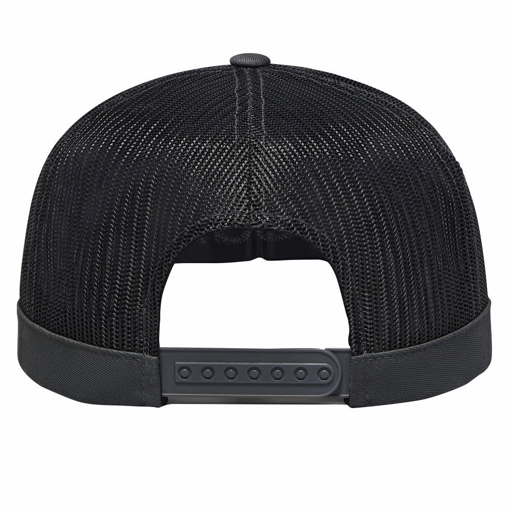 Gfore Soutache Knit Interlock Tall Trucker Golf Cap Charcoal - SP25 Men