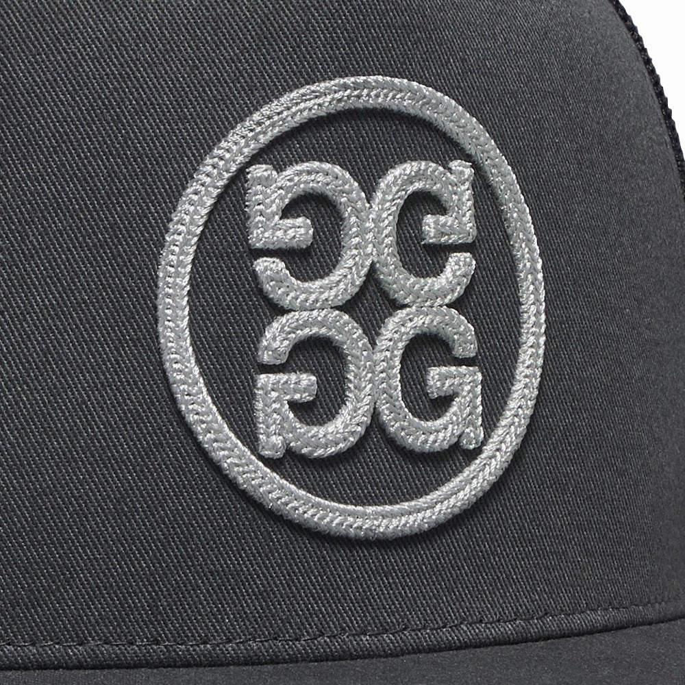 Gfore Soutache Knit Interlock Tall Trucker Golf Cap Charcoal - SP25 Men
