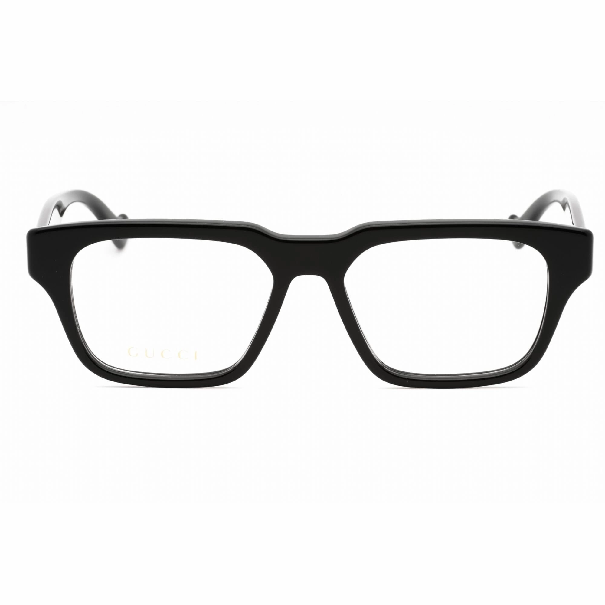 Gucci Men's Eyeglasses - Black Acetate Full Rim Square Frame Clear Lens | GG0963O 001