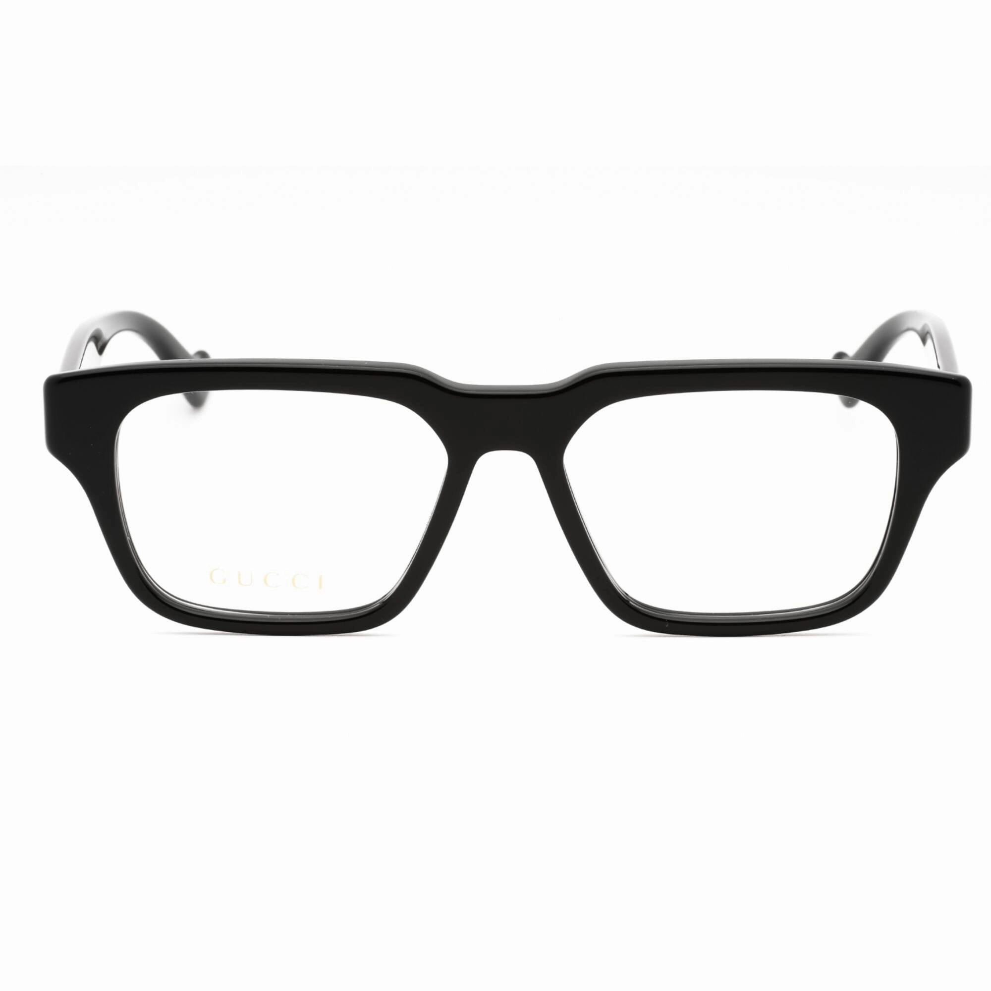 Gucci Men's Eyeglasses - Black Acetate Full Rim Square Frame Clear Lens | GG0963O 001
