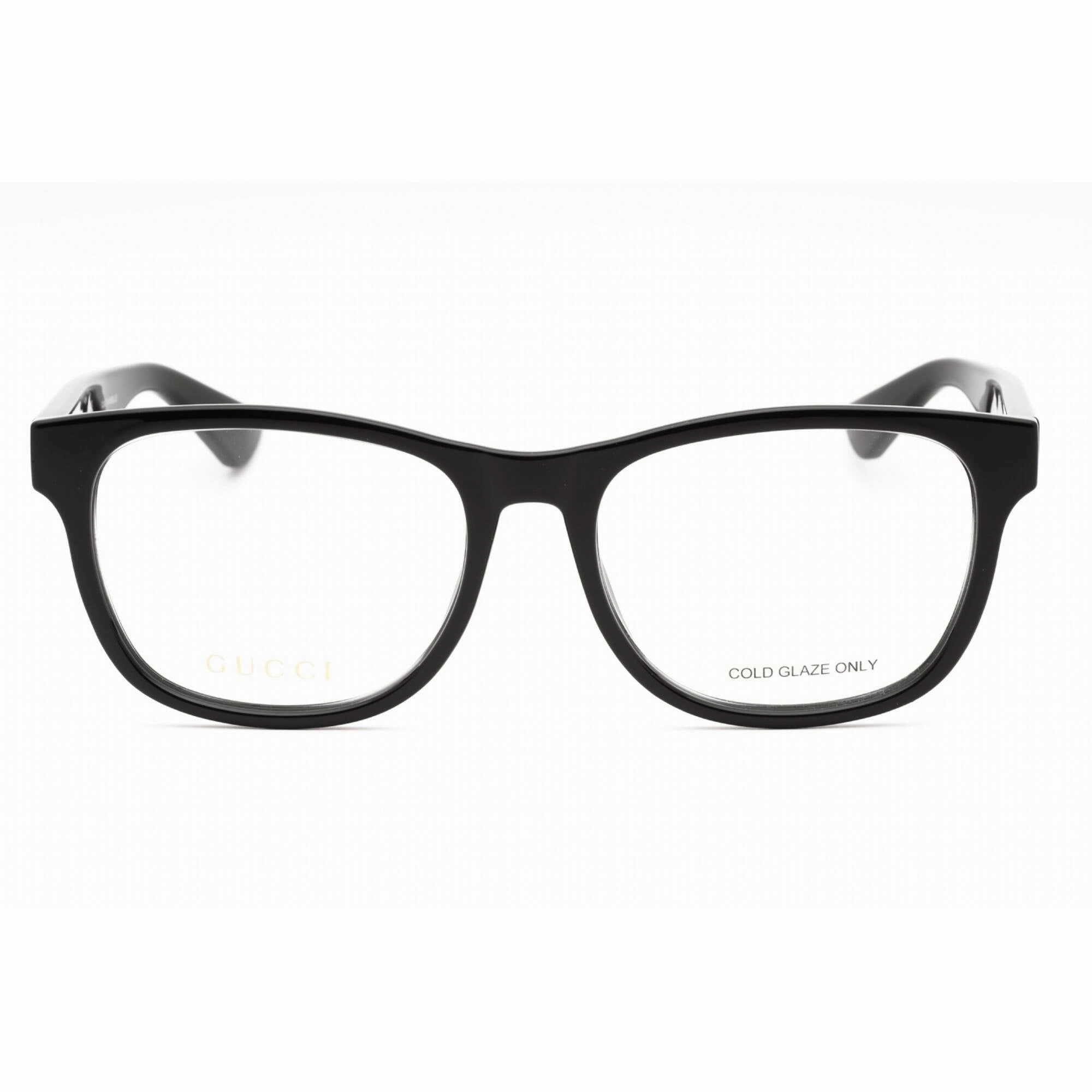 Gucci Men's Eyeglasses - Black Injected Propionate Square Full Rim Frame | GG1344O 005