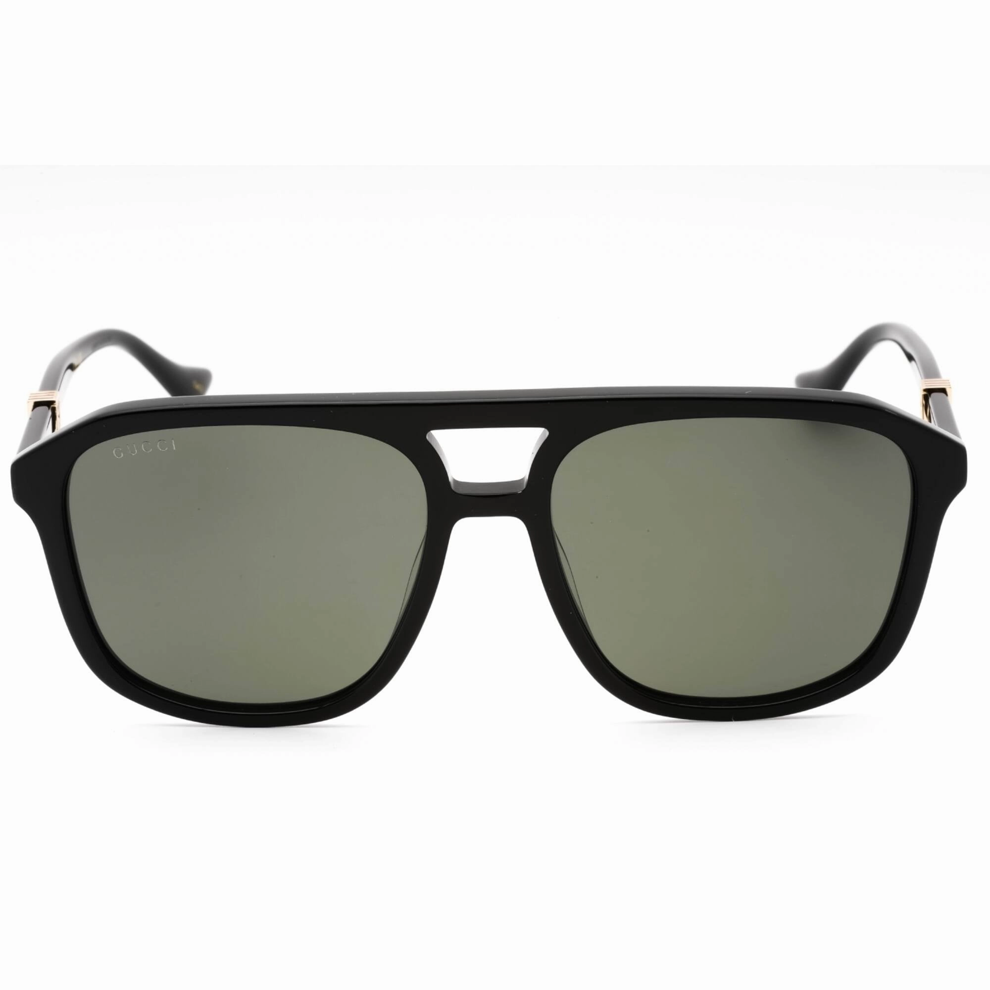 Gucci Men's Sunglasses - Black Acetate Full Rim Navigator Shape Frame | GG1494S 001
