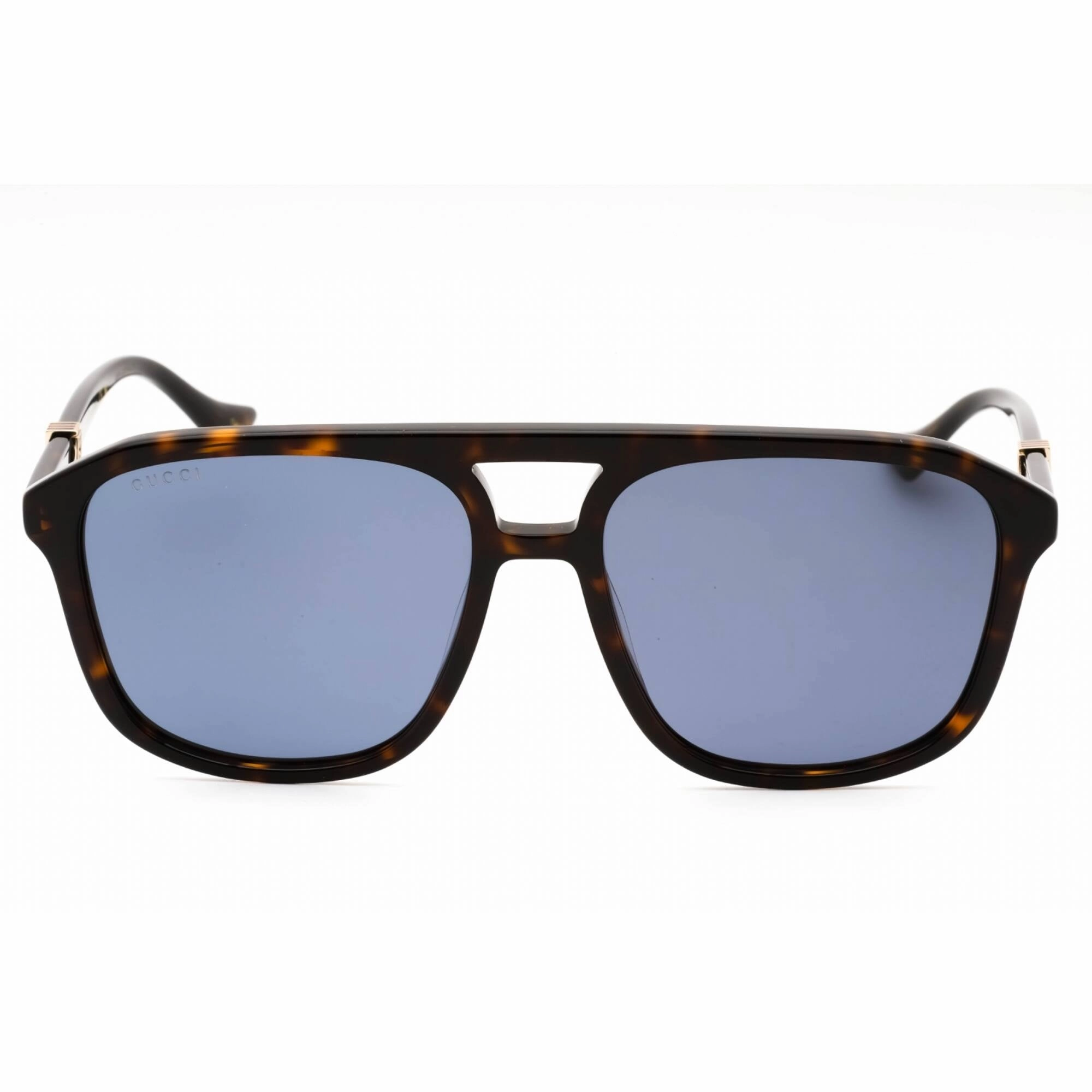 Gucci Men's Sunglasses - Havana Acetate Full Rim Navigator Shape Frame | GG1494S 002