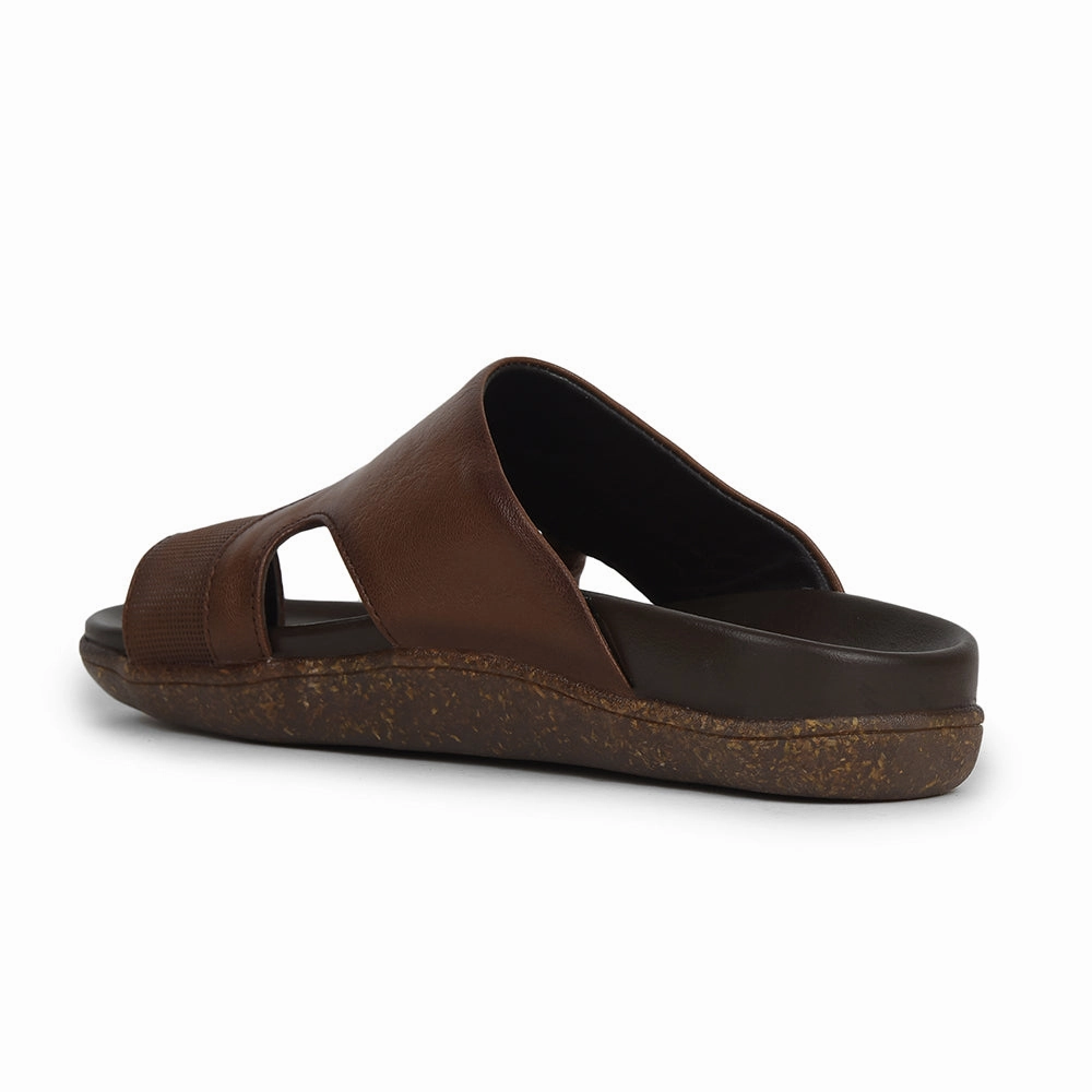 Healers Tan Casual Slipper For Men GLIMPS-2 By Liberty
