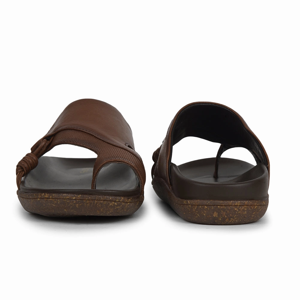 Healers Tan Casual Slipper For Men GLIMPS-2 By Liberty