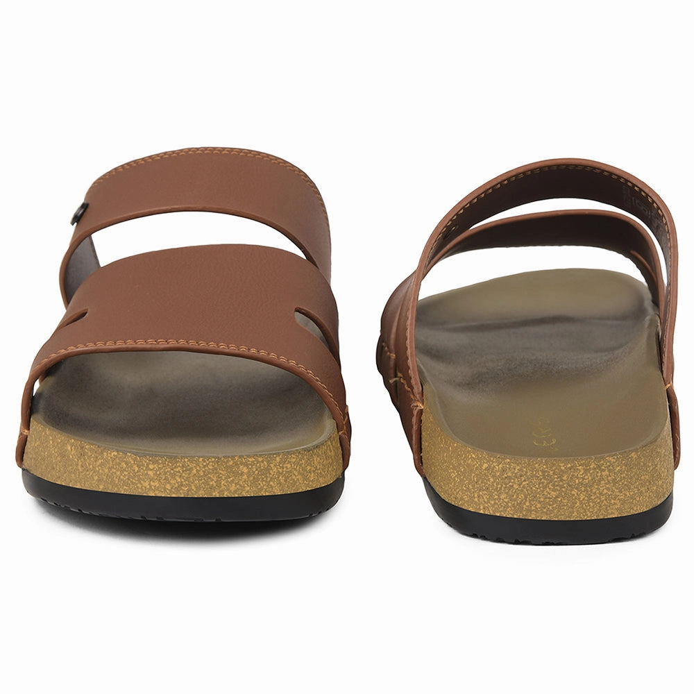 Healers Tan Casual Slipper For Mens AOL-5 By Liberty