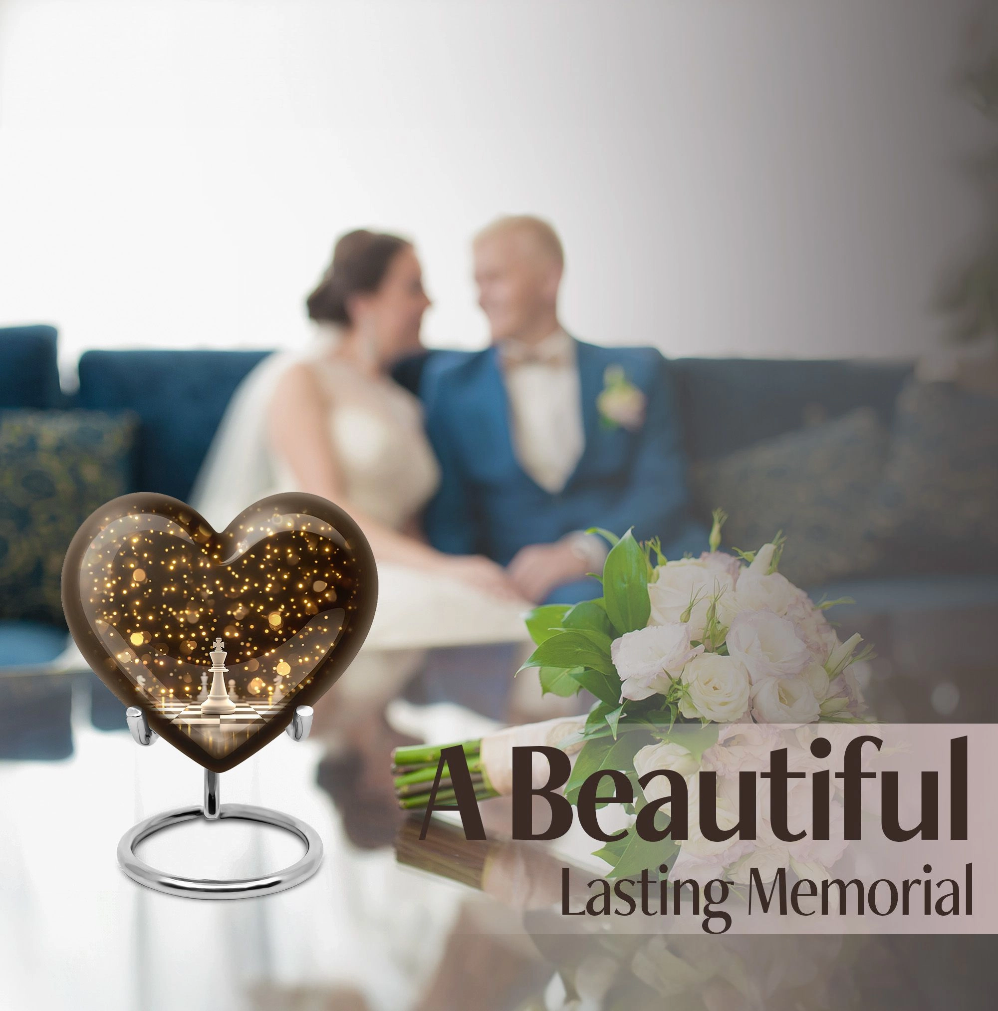 Homage Remembrance: Chess Urn - The Eternal Rest for Adult Ashes