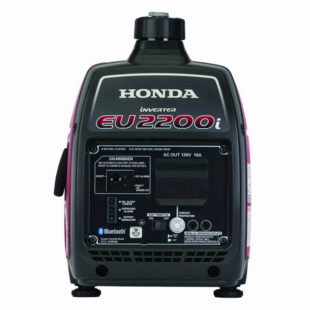 Honda EU2200i 2,200 Watt Quiet Gas Powered Portable Inverter Generator w/ CO-Minder - Reconditioned