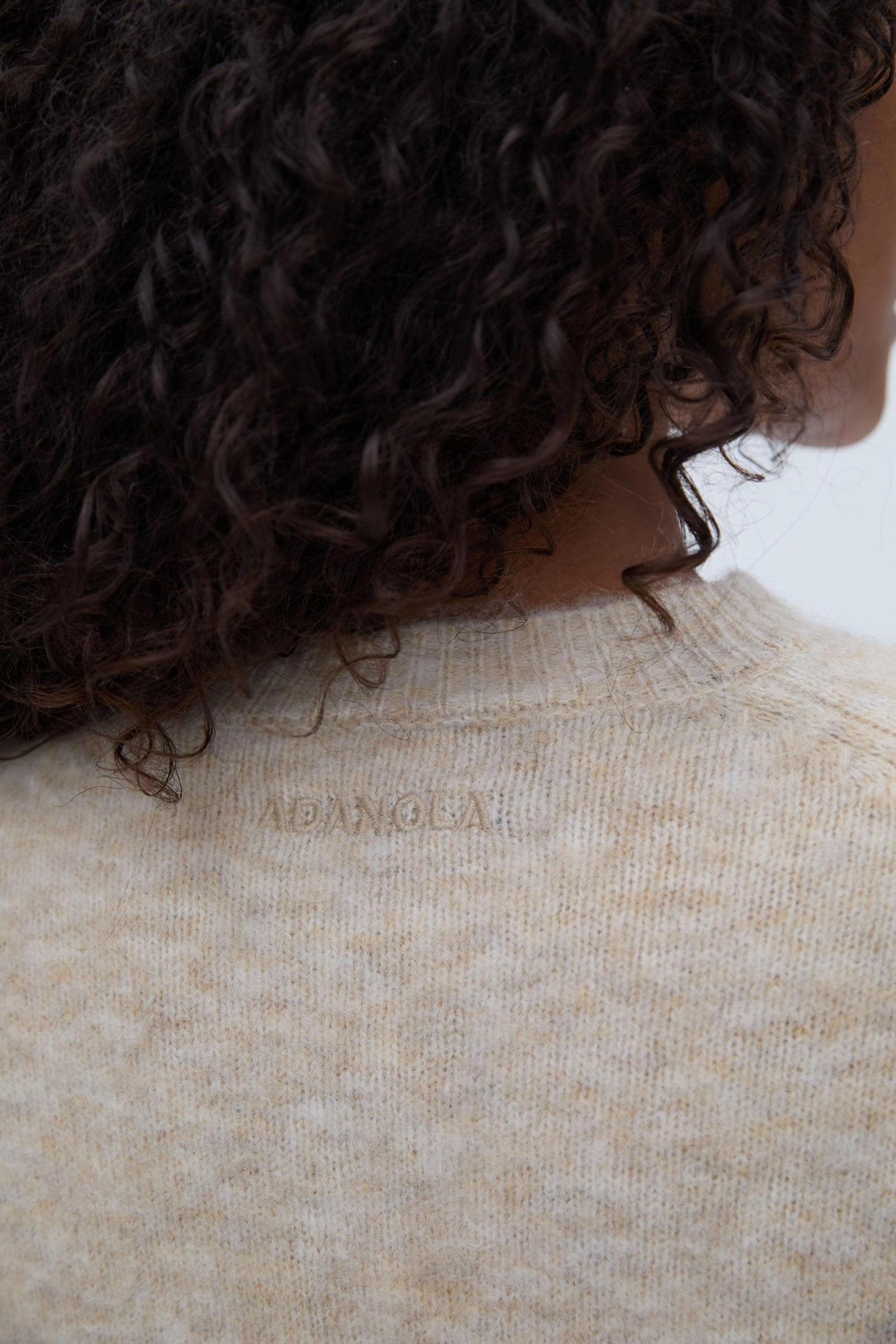 Knit Crew Neck Sweatshirt - Stone