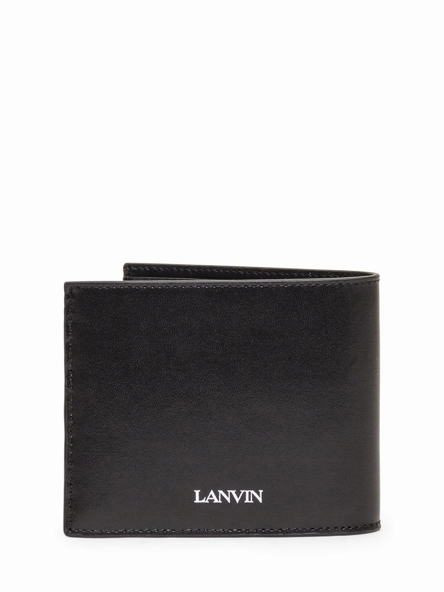 Lanvin Logo Printed Foldover Wallet