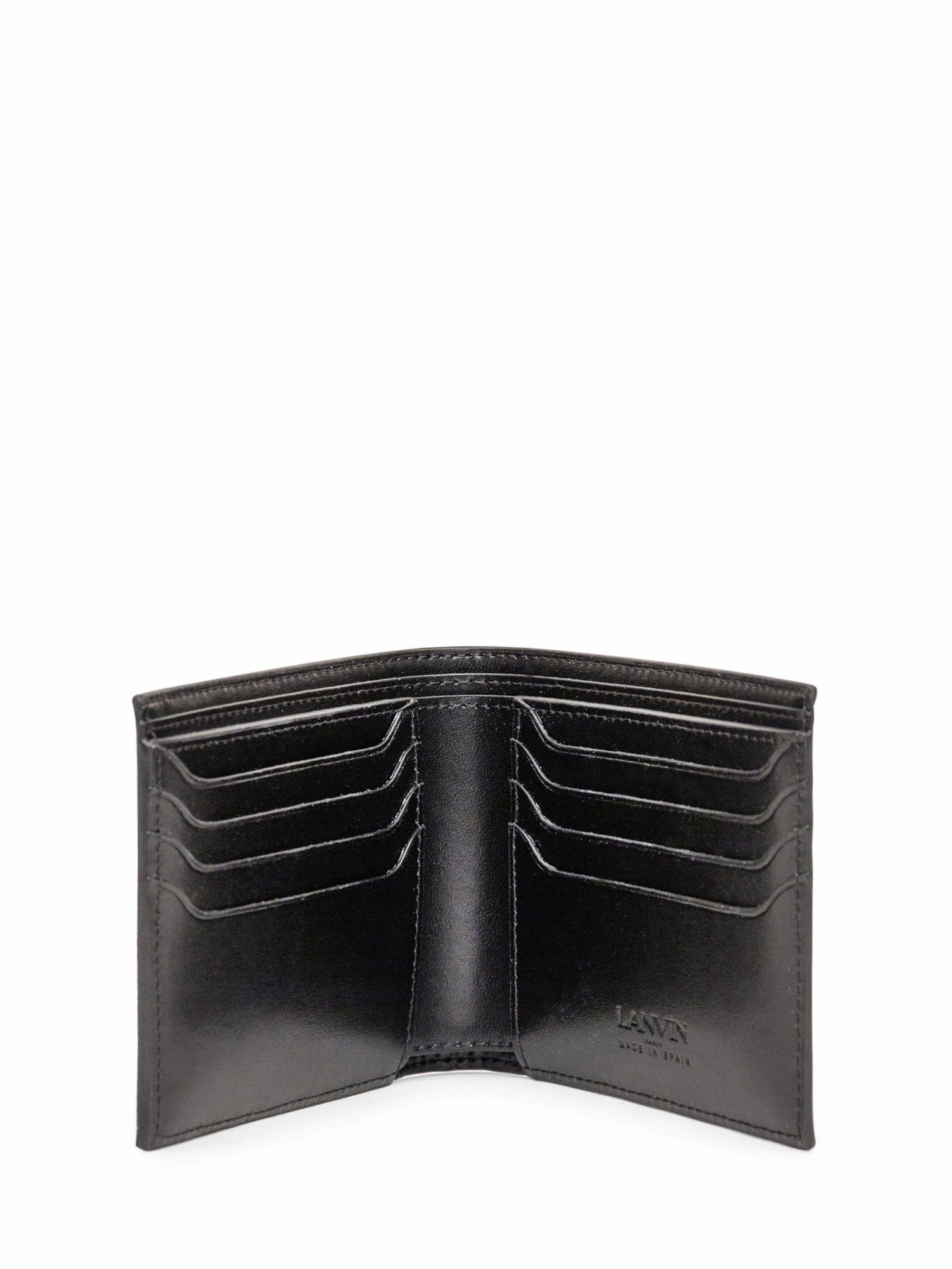 Lanvin Logo Printed Foldover Wallet