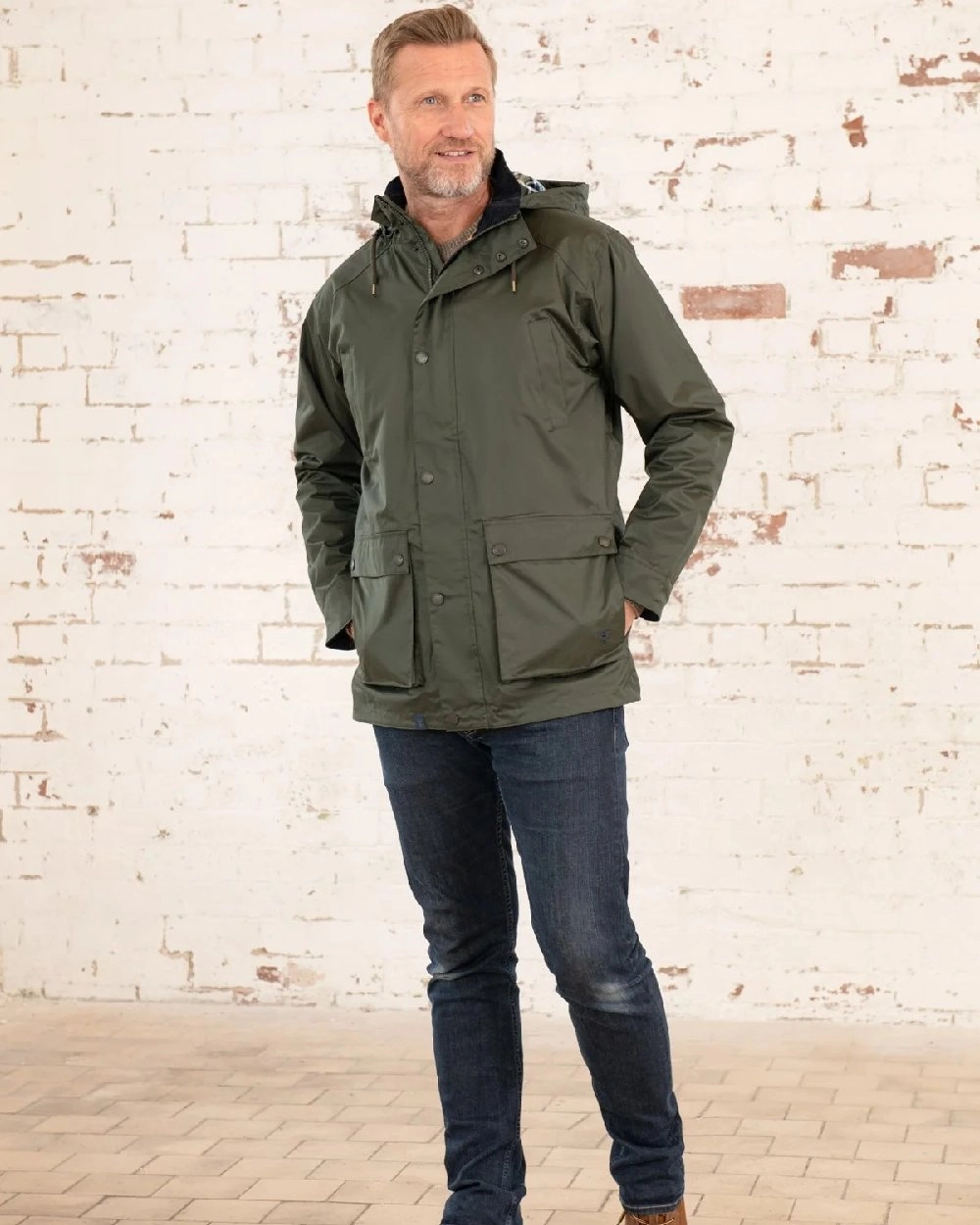 Lighthouse Mens Oxford Raincoat