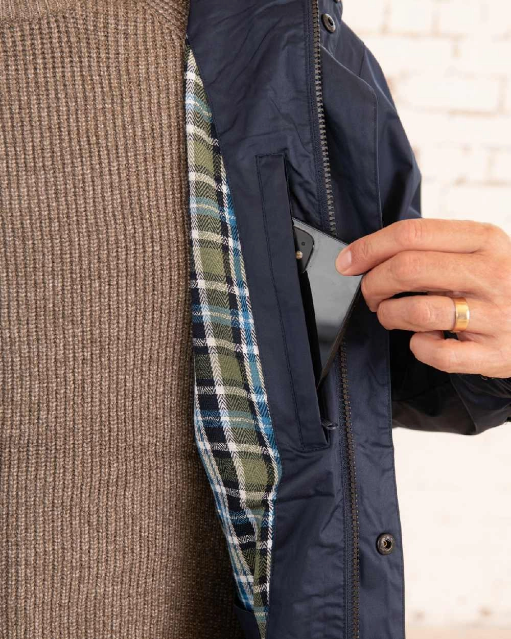 Lighthouse Mens Oxford Raincoat