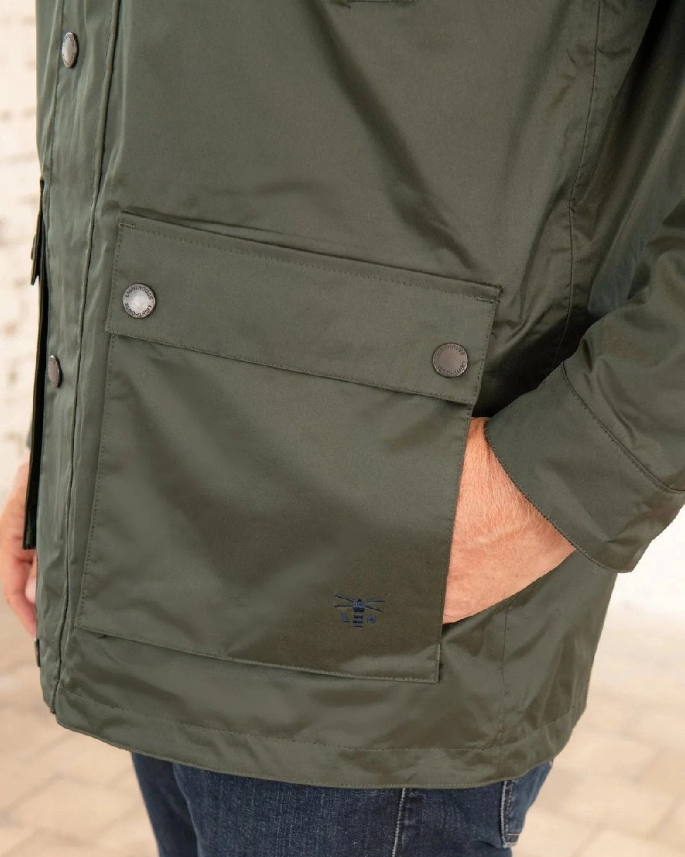 Lighthouse Mens Oxford Raincoat