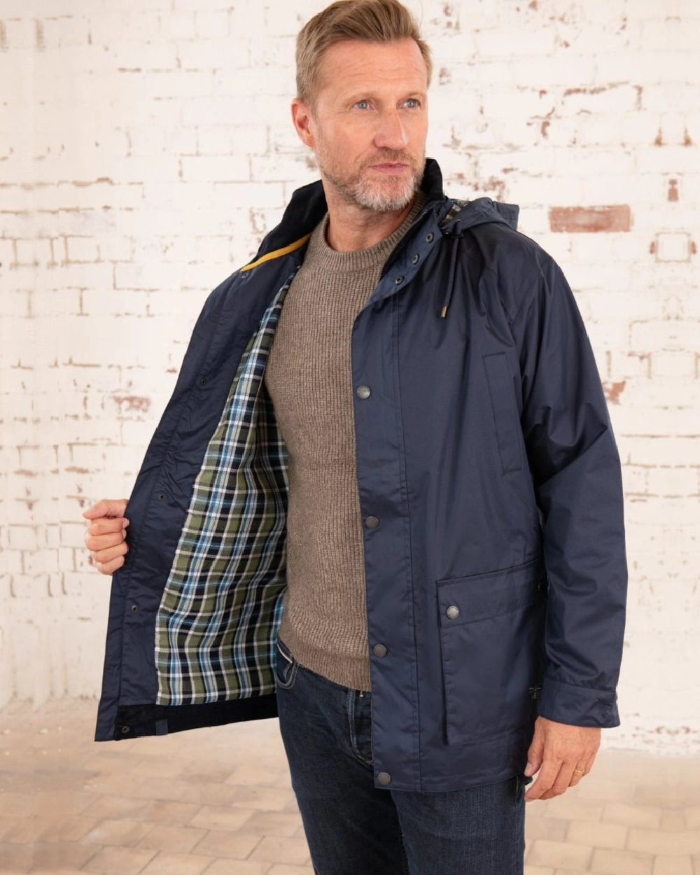 Lighthouse Mens Oxford Raincoat