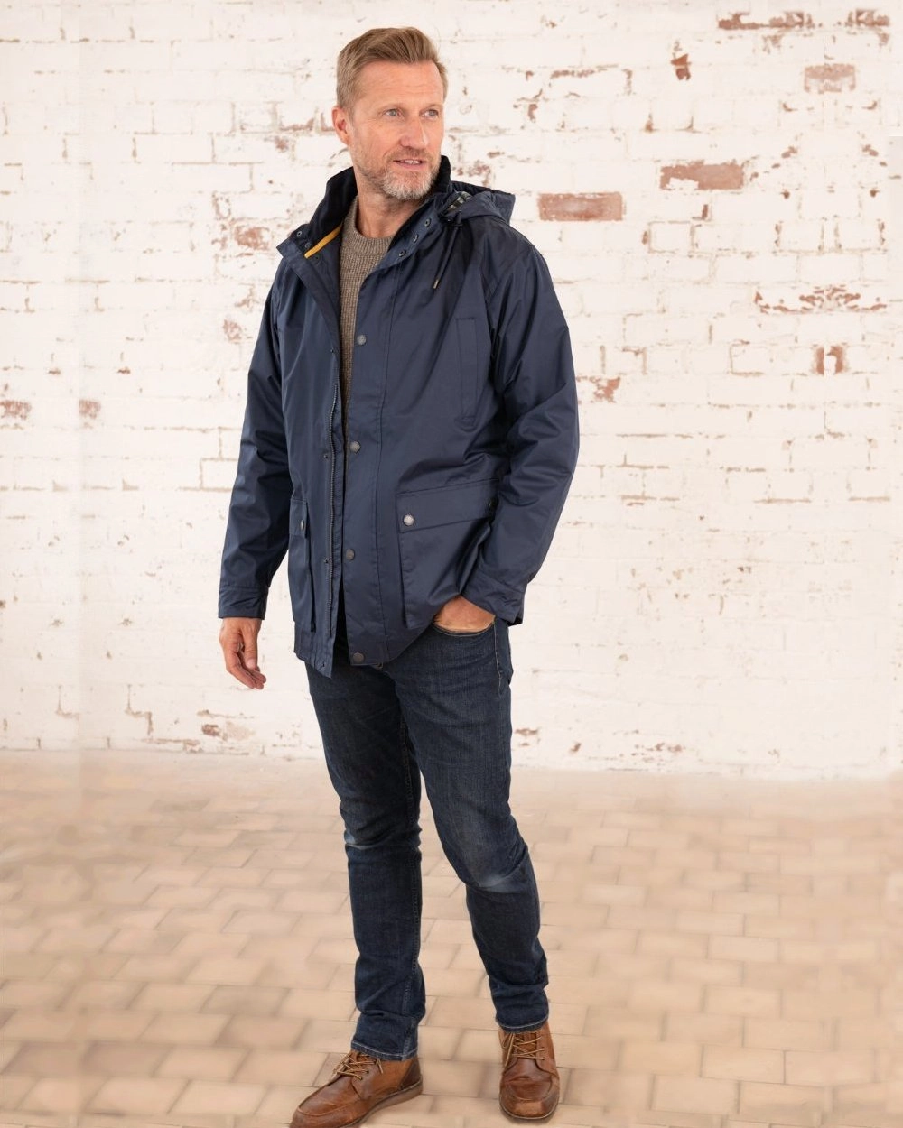 Lighthouse Mens Oxford Raincoat