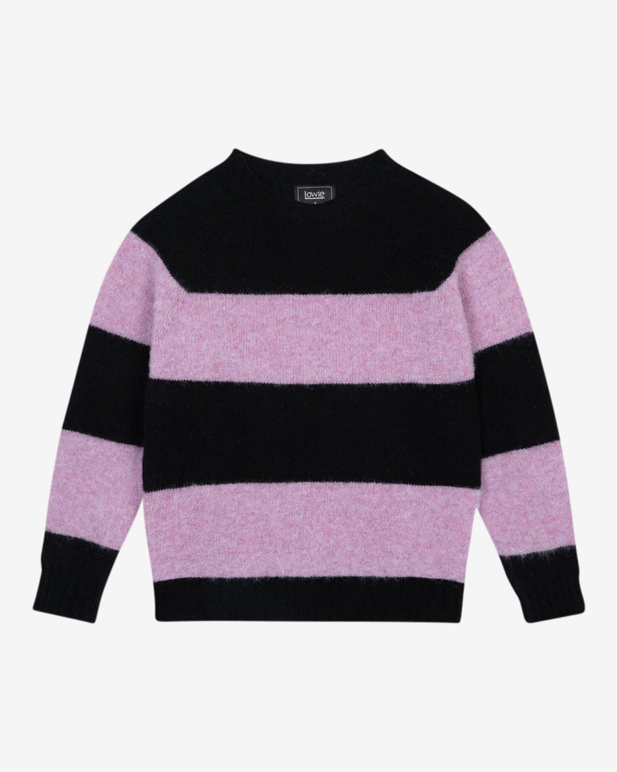 Lowie Black   Lilac Stripe Scottish Jumper
