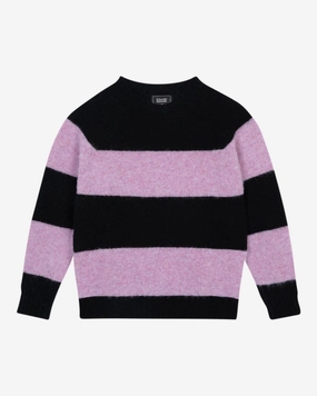 Lowie Black   Lilac Stripe Scottish Jumper