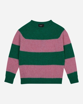 Lowie Pixie   Pink Stripe Scottish Jumper