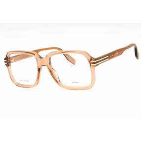 Marc Jacobs Men's Eyeglasses - Beige Plastic Square Frame Clear Lens | MARC 681 10A