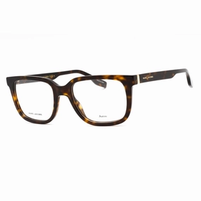 Marc Jacobs Men's Eyeglasses - Havana Plastic Square Full Rim Frame | MARC 685 086