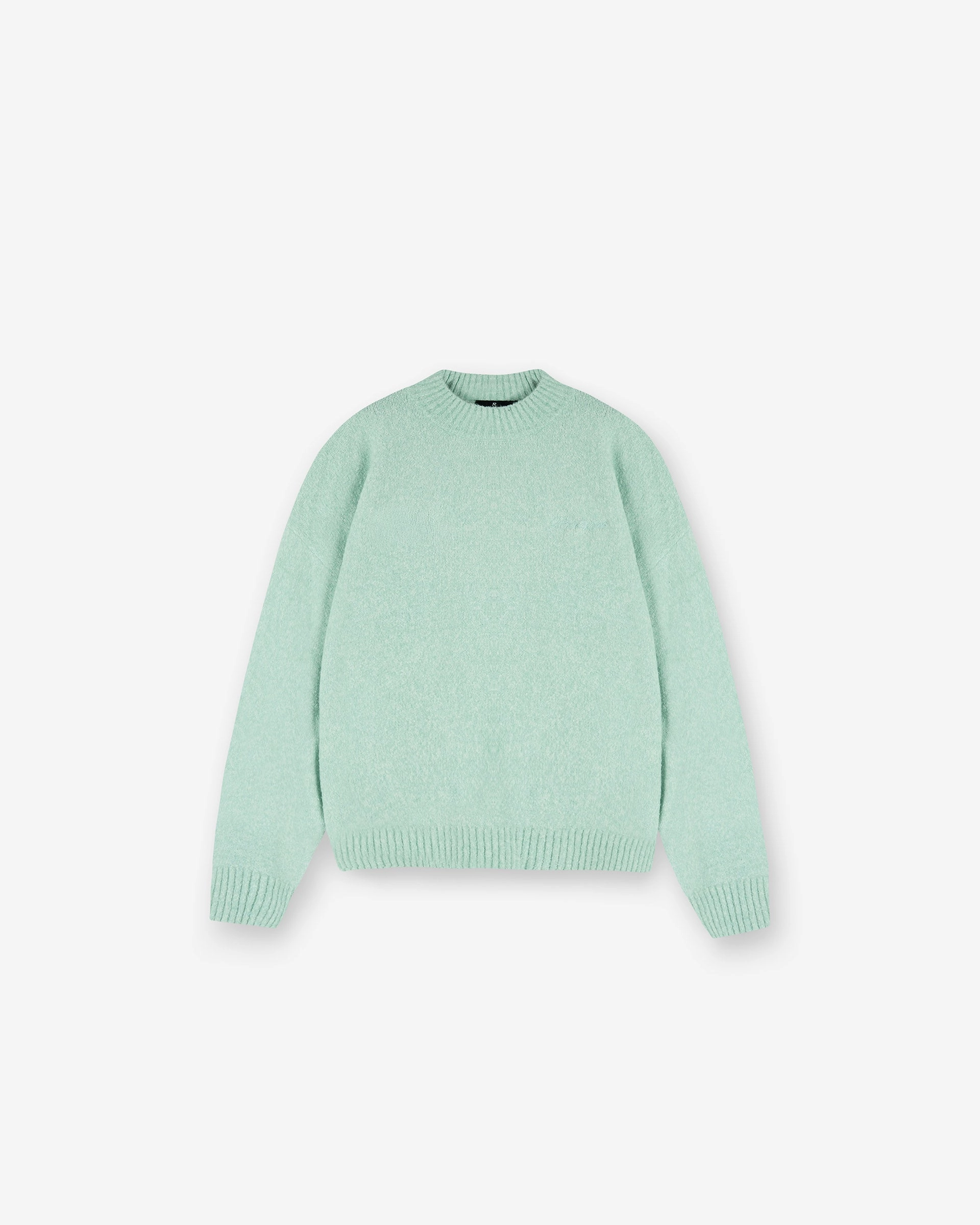 Marled Knit Jumper - Matcha