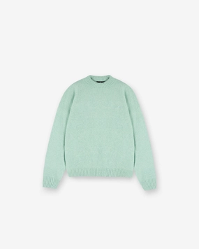 Marled Knit Jumper - Matcha
