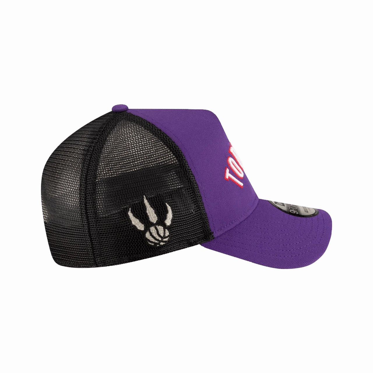 New Era Toronto Raptors NBA Classic Edition 2024 Purple 9Forty A-Frame Trucker Cap