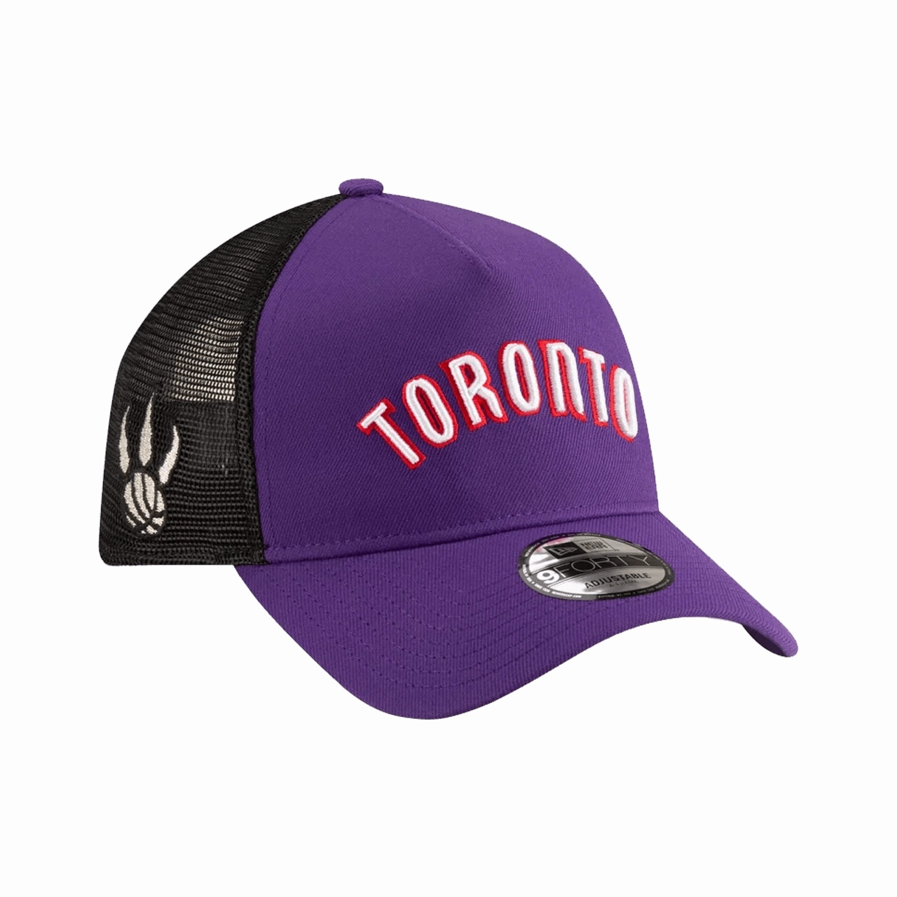 New Era Toronto Raptors NBA Classic Edition 2024 Purple 9Forty A-Frame Trucker Cap