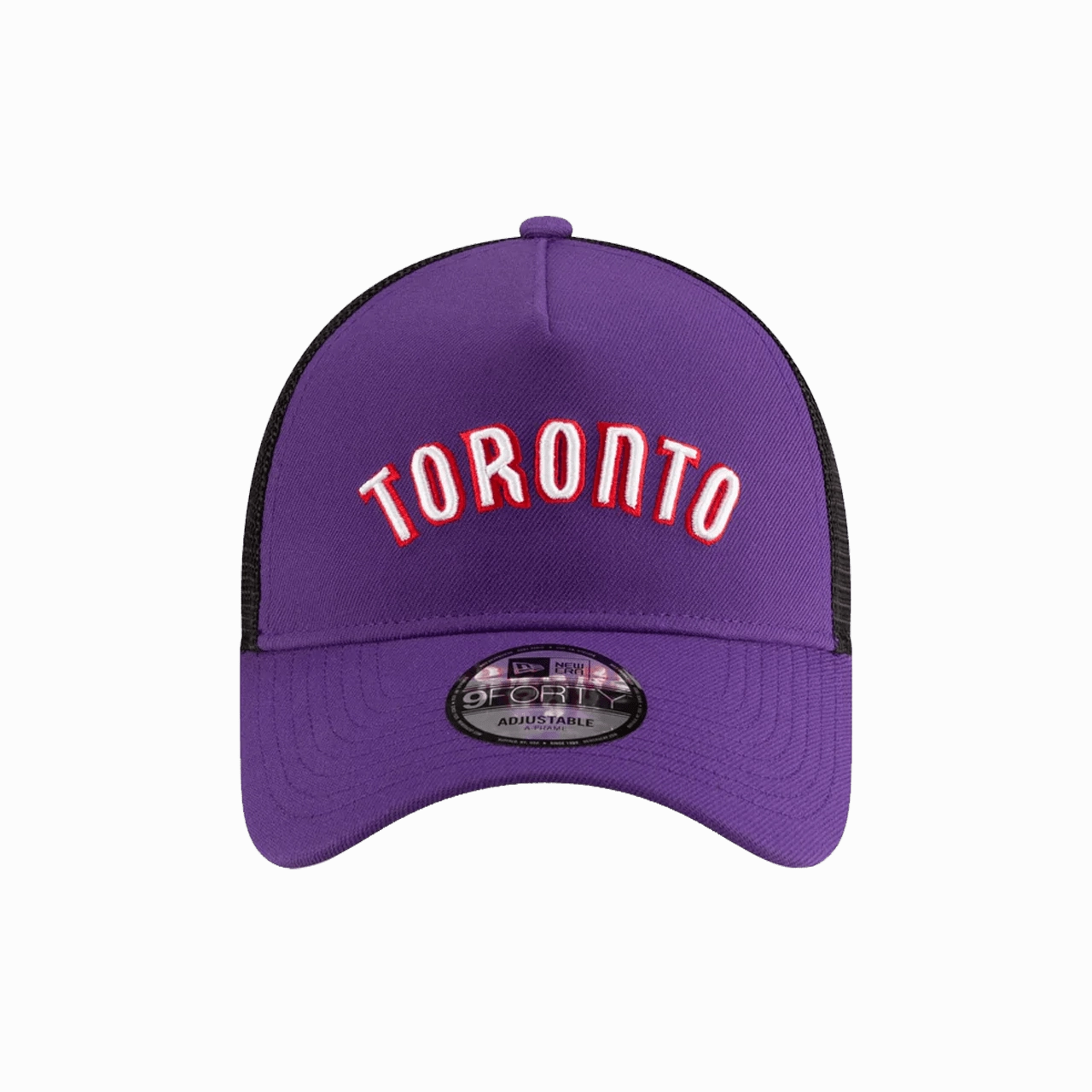 New Era Toronto Raptors NBA Classic Edition 2024 Purple 9Forty A-Frame Trucker Cap