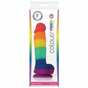 NS Novelties - Colours Pride Edition Suction Cup Silicone Realistic Dildo with Balls