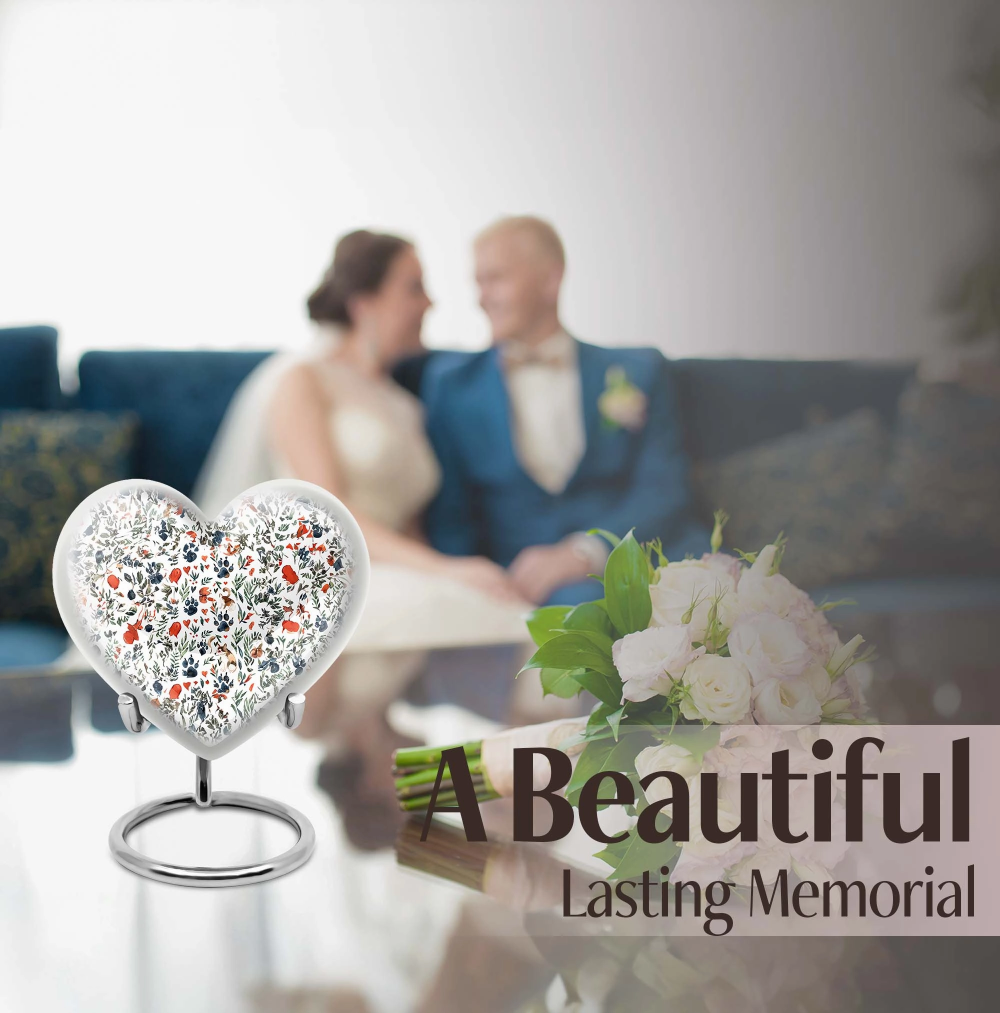 PAWS Urn A Charm-filled Memorial Urn for Women