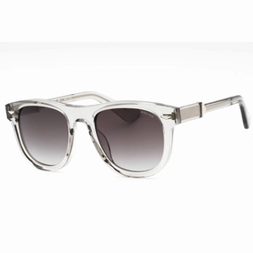 Police Men's Sunglasses - Grey Acetate Square Shape Full Rim Frame | SPLL87M 03GU