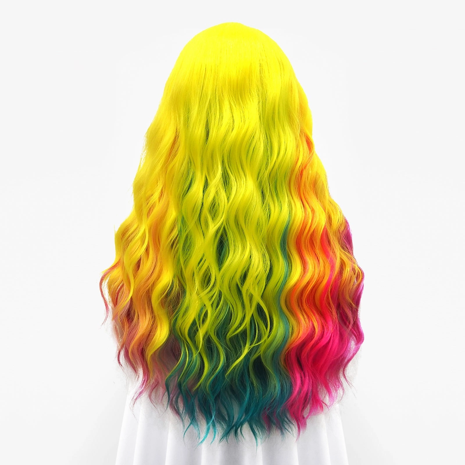 Pride Month Rainbow Wave Long Lace Front Synthetic Imstyle Wig