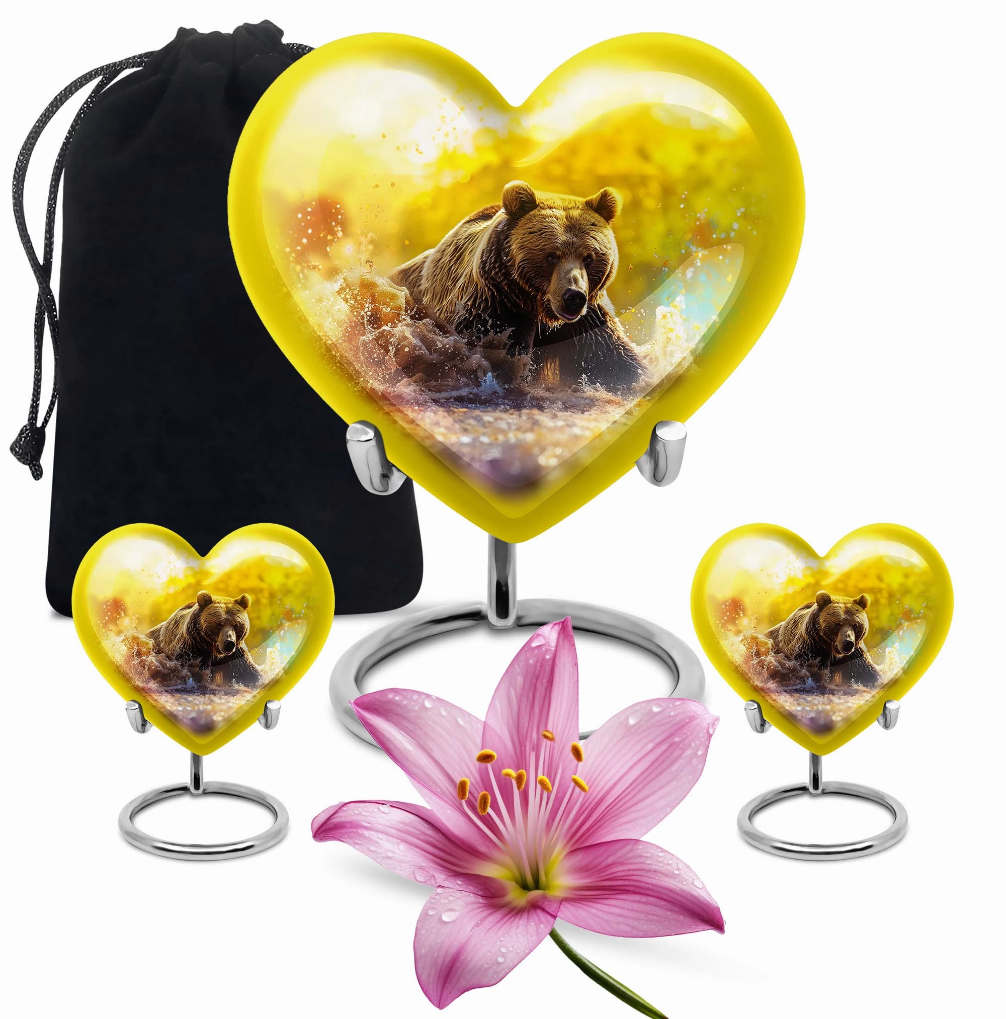 Resiliant Love Bear Cremation Dad Urn - An Affordable, Memorial Tribute